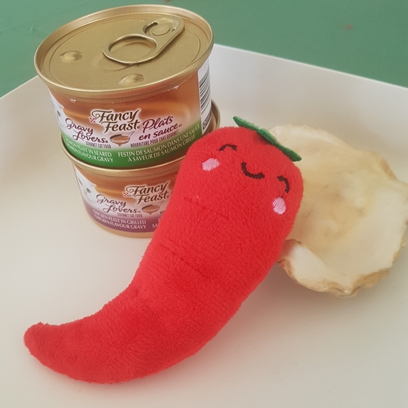 🌶️ Red Hot Chili Pepper Kitty Toy - Picture 3 of 4